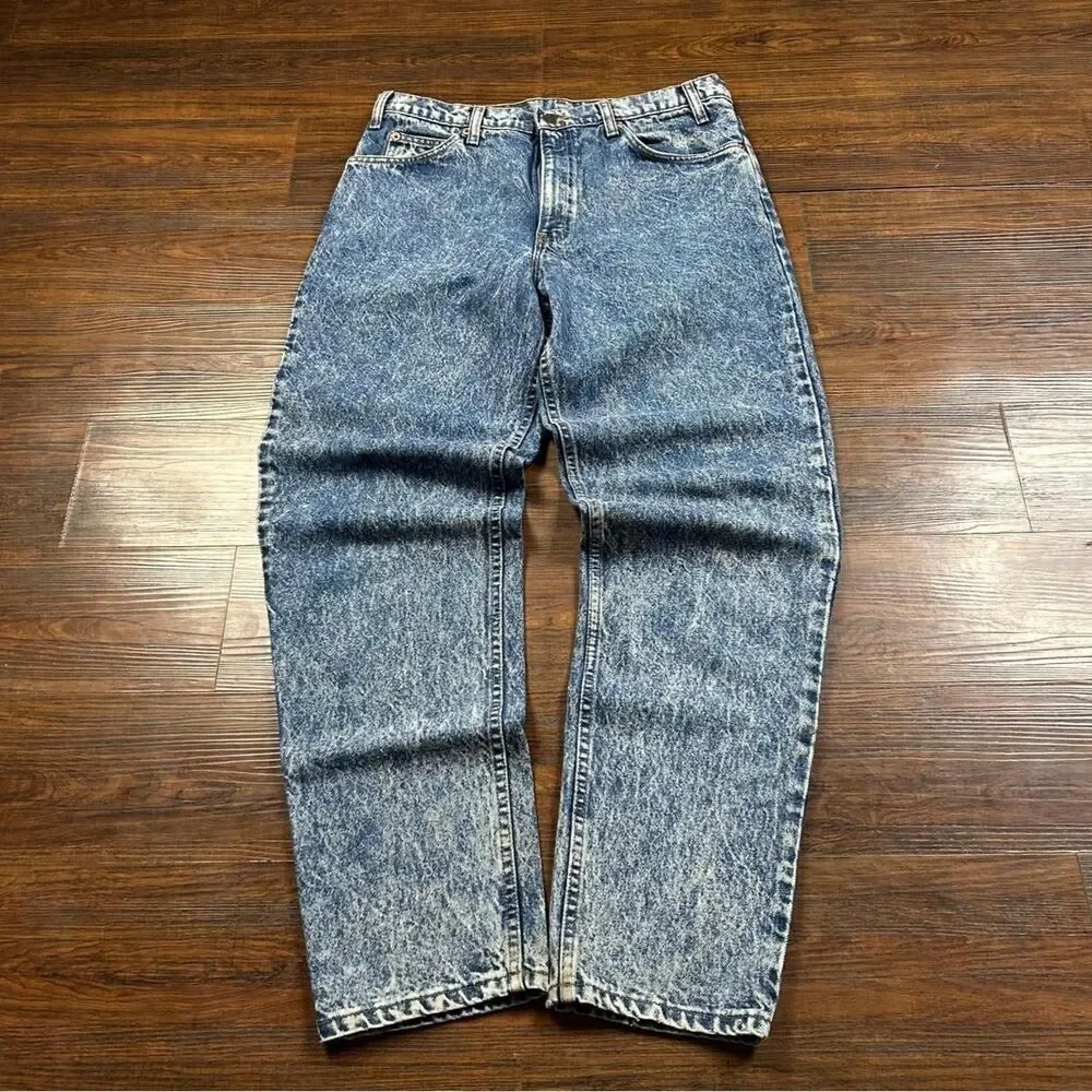 Levi-s Men's Blue and Navy Jeans